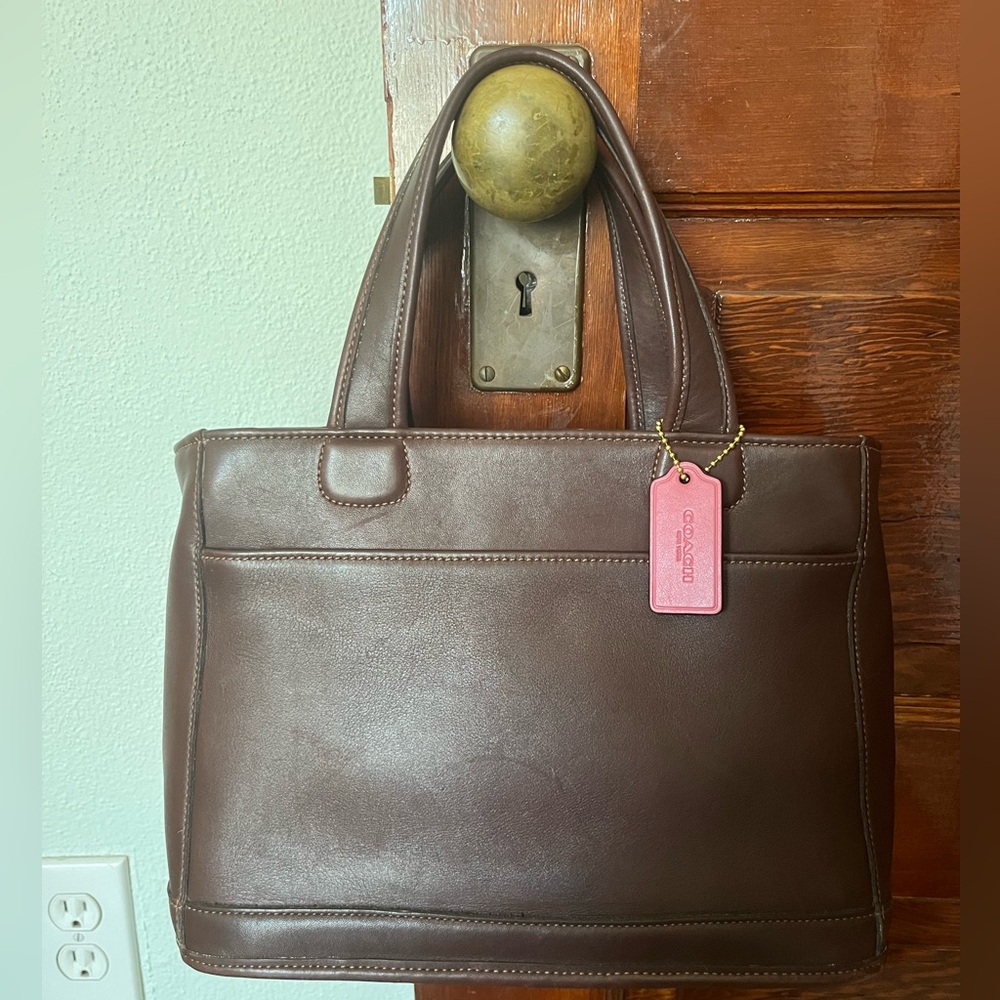 Coach Brown Leather Satchel